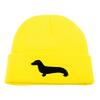 Pletená zimní čepice Z05 yellow/black | Balení: Bez krabičky