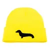 Pletená zimní čepice Z05 yellow/black