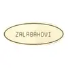 8# Plastová jmenovka – zlatá ovál, 10 x 4 cm