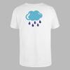 Pánské tričko "Mrak s deštěm" | Velikost: XS | Bílá