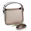 Kožená kabelka crossbody – Nude