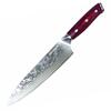 Damaškový nůž šéfkuchaře 8“ | Červená