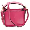 Kožená kabelka crossbody – Růžový achát