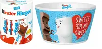Kinder Riegel 10× 21 g + modrá miska