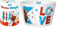 Kinder Riegel 10× 21 g + bílá miska