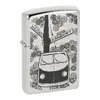 Zippo Flower Power, broušený