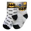 2 pack baby ponožek, Batman | Velikost: 68/74 | AOP + šedo/černá