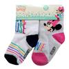2 pack baby ponožek, Minnie II. | Velikost: 68/74 | Bílá s tm. modrou + šedý melír a růžová