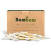 Vatové tyčinky do uší z bambusu a bavlny BamBaw (400 ks) | Balení: 400 kusů