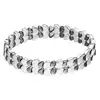 Tamaris Nici silber schwarz Armband TF076 | Stříbrná