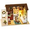 DIY dřevěný domeček pro panenky - obývací pokoj