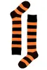 Stripes Knee Socks - Černooranžové | Velikost: 35-38