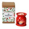 Aroma lampa s vonnými vosky Santini - červená