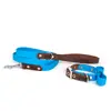 Obojek + vodítko Vee vee | Velikost: Obvod krku: 21–29 cm | Modrá