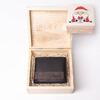Pánská peněženka v dárkové krabičce LR1, Černá | Balení: Vánoční motiv