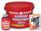 Amino Protein 70%, 3500 g + BCAA MAX 200 kapslí + Agrezz | Příchuť: Čokoláda