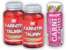 2x Karnitin Taurin 100 kapslí + dárek: CarniShot 3000 60ml