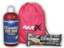 L-Carnitine (150000 mg) + Chromium, 1000 ml + Zero Hero High Protein Bar 65g + dárek Amix Bag | Příchuť: Pomeranč