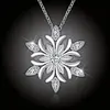 Krásný náhrdelník Crystal Snowflake