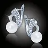 Perlové náušnice Nymfa - White Pearl