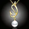 Perlový náhrdelník Pearl Dolphin Gold - White Pearl