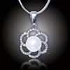 Perlový náhrdelník Pearl Flower - White Pearl