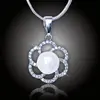 Perlový náhrdelník Pearl Flower - White Pearl