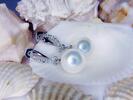 Perlové náušnice Giselle - White Pearl