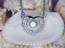 Perlový náhrdelník Pearl Heart - White Pearl