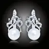 Perlové náušnice Scarlett - White Pearl