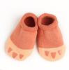 Dětské kotníkové ponožky - tlapky | Velikost: S | Oranžová