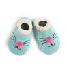 Dětské kotníkové ponožky - kočičí nos | Velikost: S | Bledě modrá