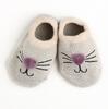 Dětské kotníkové ponožky - kočičí nos | Velikost: S | Šedá