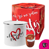 Valentýnský plecháček s pečeným čajem - jsi má jediná VALENTÝNKA (plecháček Krásné ráno lásko) | Typ: Pro praváky