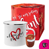 Valentýnský plecháček s pečeným čajem - jsi můj jediný VALENTÝN (plecháček Krásné ráno lásko) | Typ: Pro praváky