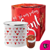 Valentýnský plecháček s pečeným čajem - jsi můj jediný VALENTÝN (plecháček Srdeční záležitost) | Typ: Pro praváky