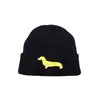 Pletená dětská zimní čepice ZD04 black/yellow
