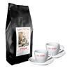 Káva San Pietro Italia 1 kg + 2 šálky a podšálky na espresso