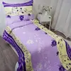 Krepové povlečení Diana fialová