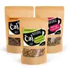 3x 100 g čaje: Rakytník s malinou, moringa s brusinkou, bez a citron