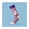 Slovenské veselé ponožky Folkies "Lama" | Velikost: 32-35 | Fialová/Bílá