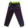 Jarní softshellové kalhoty | Velikost: 80 | Černá se zeleným šitím
