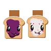 Toast + Toast s borůvkovou marmeládou