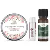 AromaClinic balíček 3 - balzám na rty + krém na obličej + esenciální olej