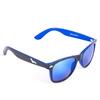 Černo-tmavě modré brýle Kašmir Wayfarer W15 - modrá zrcadlová skla