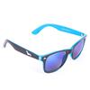 Černo-modré brýle Kašmir Wayfarer W16 - skla modrá zrcadlová | Balení: Bez krabičky
