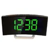 Elektronický LED budík s LCD displejem, zelené podsvícení
