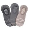 Dámské ponožky footies 3 pack - Lee Cooper | Velikost: 36-42 | Šedý melír/tmavě šedý melír/antracit melír