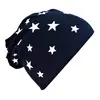 Dětská čepice beanie (malé hvězdičky) | Navy modrá