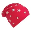 Dětská čepice beanie (malé hvězdičky) | Růžová